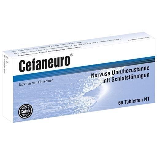 CEFANEURO insomnia, nervous breakdown tablets UK