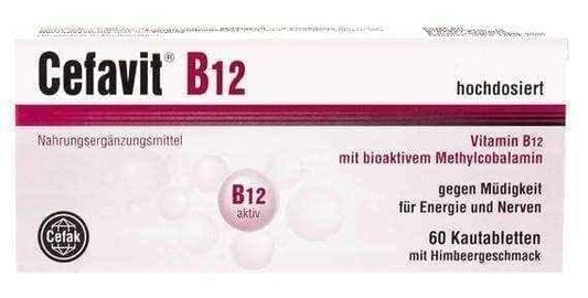 Cefavit B12 x 60 chewable tablets UK