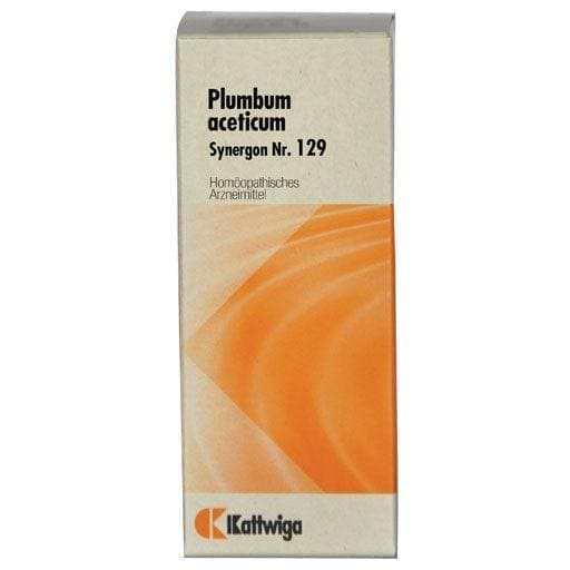 Central nervous system disease, anxiety, SYNERGON COMPLEX 129 Plumbum aceticum drops UK