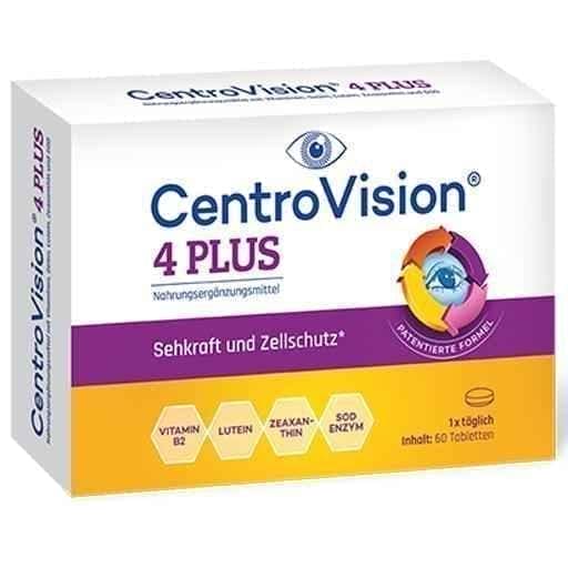 CENTROVISION 4 PLUS tablets 60 pc UK