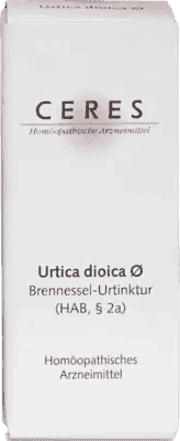 CERES Urtica dioica, benign prostatic hypertrophy, gout, erythema UK