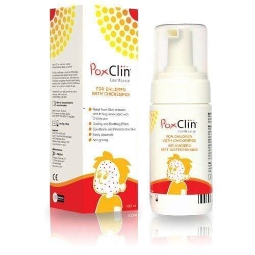 Chicken pox POXCLIN COOLMOUSSE foam UK