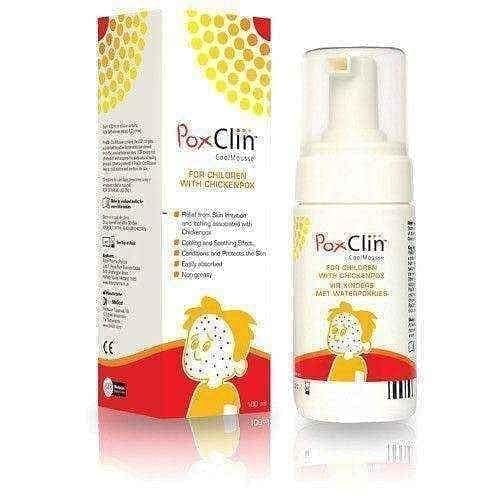 Chicken pox POXCLIN COOLMOUSSE foam UK