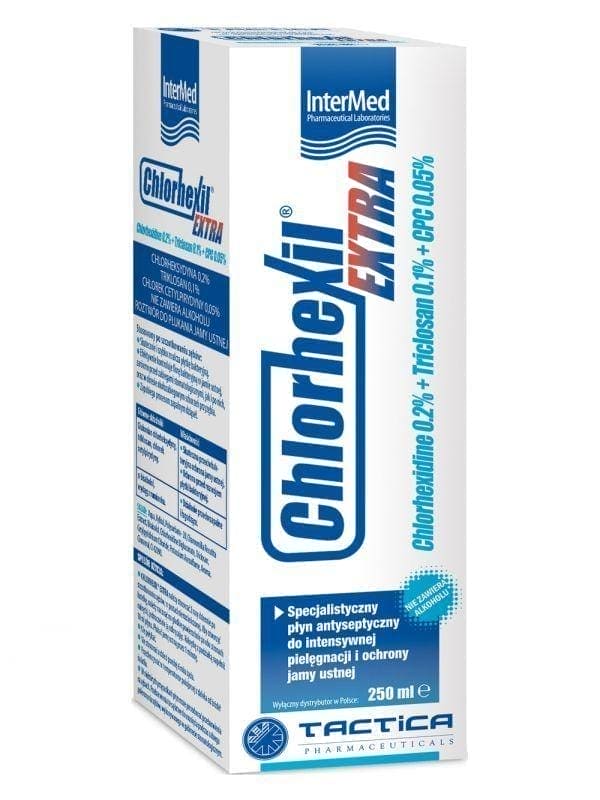 CHLORHEXIL EXTRA Mouthwash 250ml, periodontitis UK