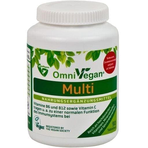 Choline, phospholipids, methylcobalamin, OMNIVEGAN Multi certified vegan UK