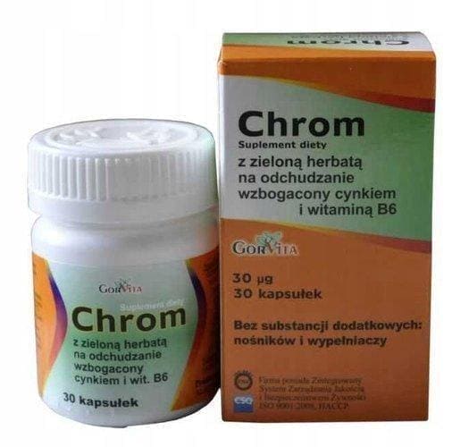 Chrome with green tea x 30 capsules UK