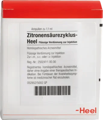 CITRIC ACID CYCLE Heel Ampoules UK