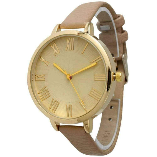 Classic Leather Band Watch | Brown or White UK