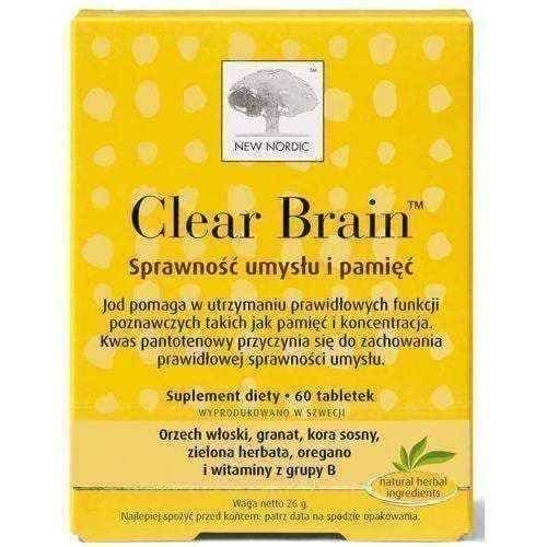 Clear Brain x 60 tablets UK