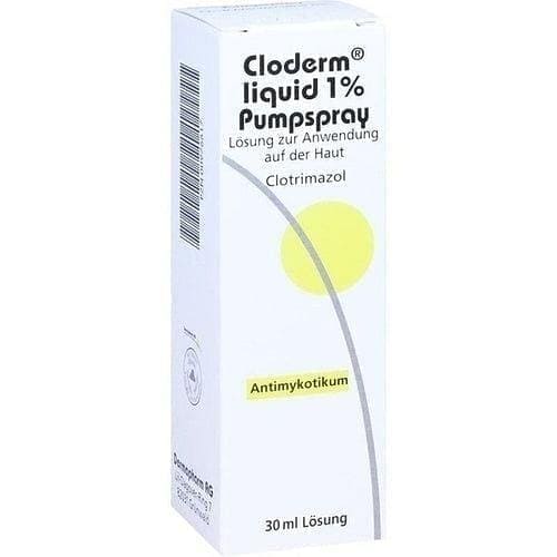 CLODERM clotrimazole spray, dermatophytes, yeasts, molds UK – ELIVERA UK