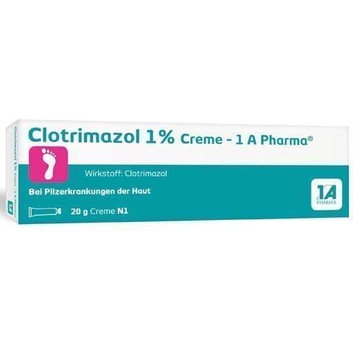 CLOTRIMAZOLE - CLOTRIMAZOL 1% Creme-1A Pharma 20 g UK