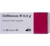 COFFEINUM N 0.2 g tablets 20 pc Caffeine, elimination of signs of fatigue UK