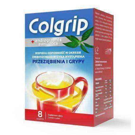 COLGRIP x 8 sachets UK