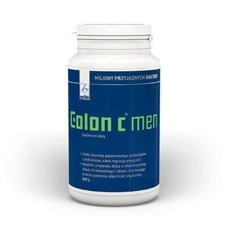 COLON C Men powder 200g dietary fiber, prebiotics and probiotics, bowel function UK
