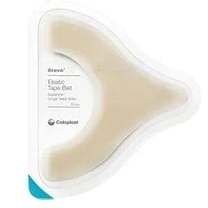 Coloplast BRAVA elastic fixing strips pointed with a hernia UK