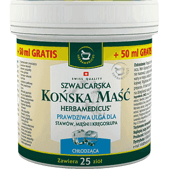 COLOUR HORSE COOLING 300ml, herbamedicus, rheumatoid spondylitis, joint pain, muscle pain UK