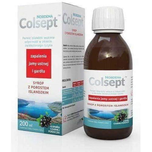 Colsept Icelandic lichen syrup 200ml children from 3 years strengthens the immune system UK