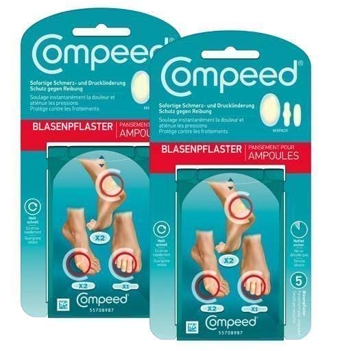 COMPEED blister plasters MIXPACK economy set 2X5 pc UK