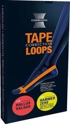 COMPRESSANA TAPE CORRECTION Loops size 4 makeup 2 pc UK
