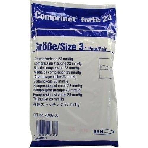 COMRINET forte 23 bandage thigh-length size 3, preventing edema, function of veins UK