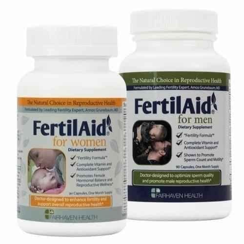 CONCEPT PACKAGE - Fertilaid for men and Fertilaid for women UK