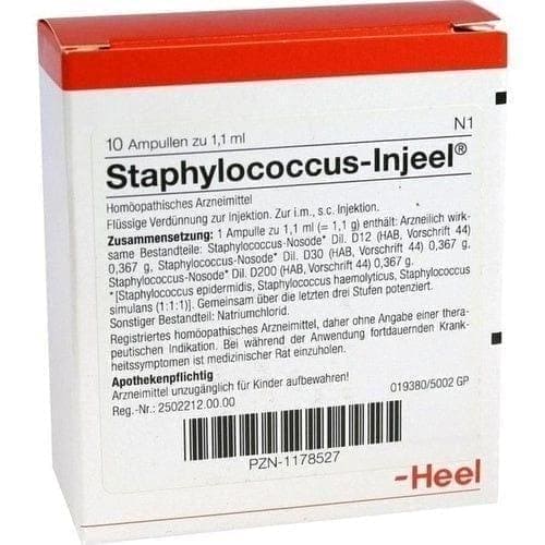 Connective tissue damage, liver, kidney damage, STAPHYLOCOCCUS INJEEL ampoules UK