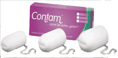 CONTAM vaginal tampon starter set, stress incontinence UK – ELIVERA UK