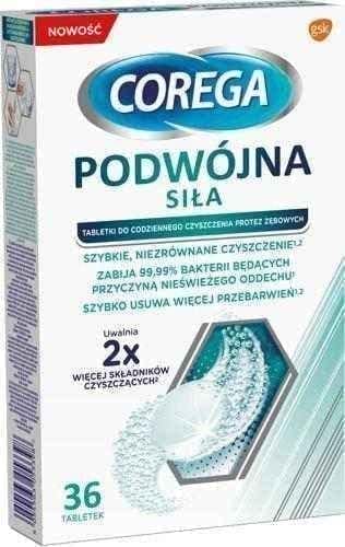 Corega Double strength x 36 soluble tablets UK