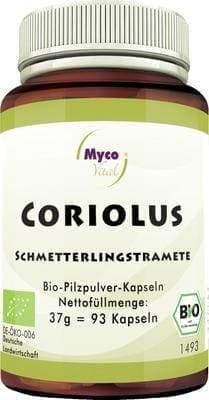 CORIOLUS MUSHROOM POWDER capsules organic 93 pc UK