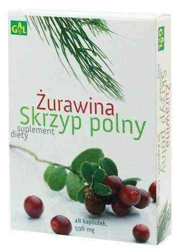 Cranberry + Field horsetail x 48 capsules UK