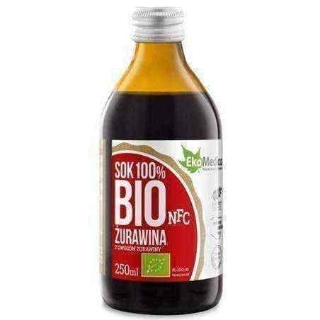 Cranberry juice BIO 100% 250ml, pure cranberry juice UK