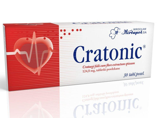 CRATONIC, cardiac performance (NYHA grade I and II), states of easy fatigue UK