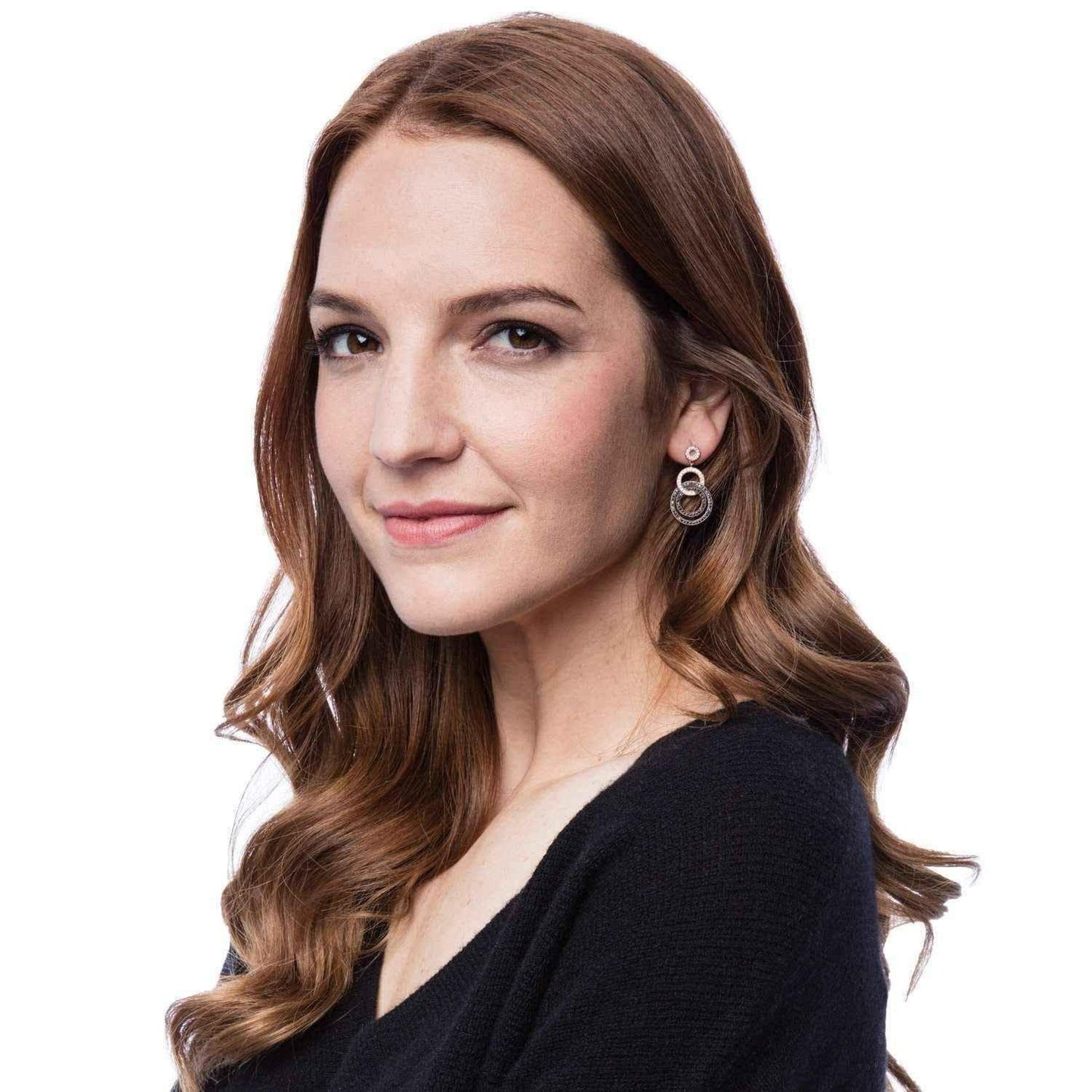 Cubic zirconia drop earrings UK