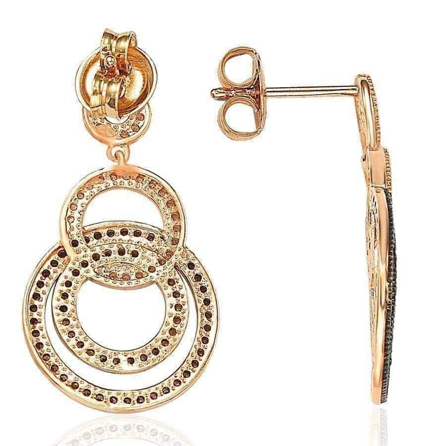 Cubic zirconia drop earrings UK