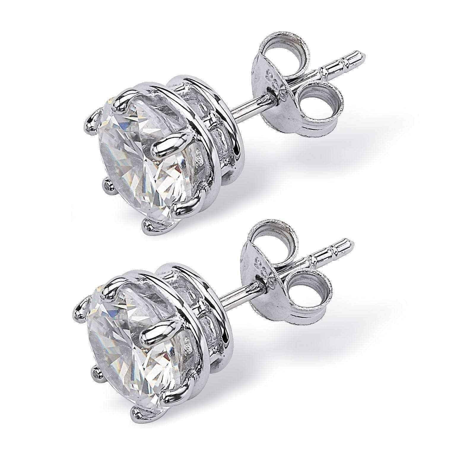 Cubic zirconia stud earrings Classic UK