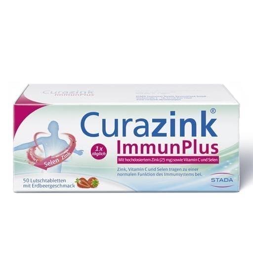 CURAZINK ImmunPlus zinc, selenium, vitamin C UK