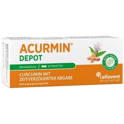Curcumin, ACURMIN Depot gastro-resistant tablets UK