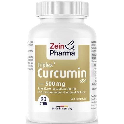 CURCUMIN-TRIPLEX3 500 mg / cap. 95% curcumin + BioPerin 90 pcs UK