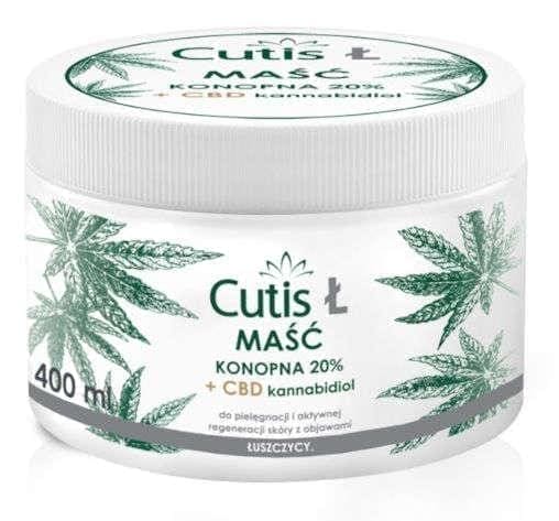 Cutis Ł hemp ointment 20% + CBD 400ml UK