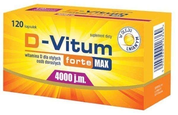 D-Vitum forte Max 4000 IU x 120 capsules UK