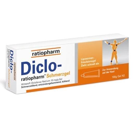 Deep relief joint pain gel, muscle pain relief gel, DICLO-RATIOPHARM UK