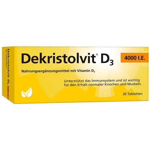 DEKRISTOLVIT Vitamin D3 4000 IU tablets UK
