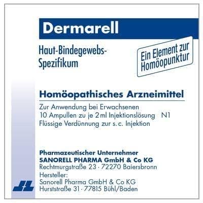DERMARELL ampoules 10X2 ml silicic acid, Acidum silicicum UK