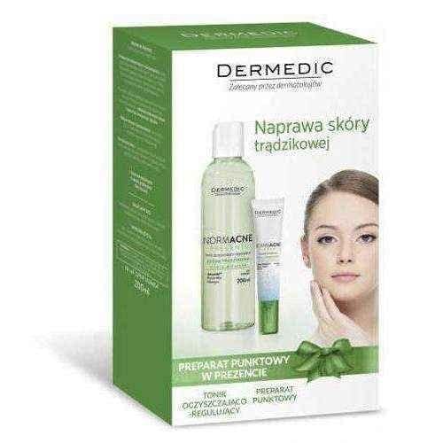 Dermedic Normacne Preventi cleansing tonic-regulating 200ml + Preparation spot 15ml UK