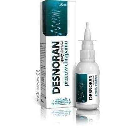 Desnoran nasal spray against snoring, stop snoring UK