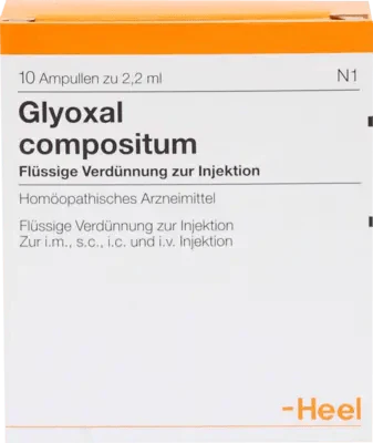 Detox, detox your liver, natural detox, GLYOXAL compositum ampoules UK