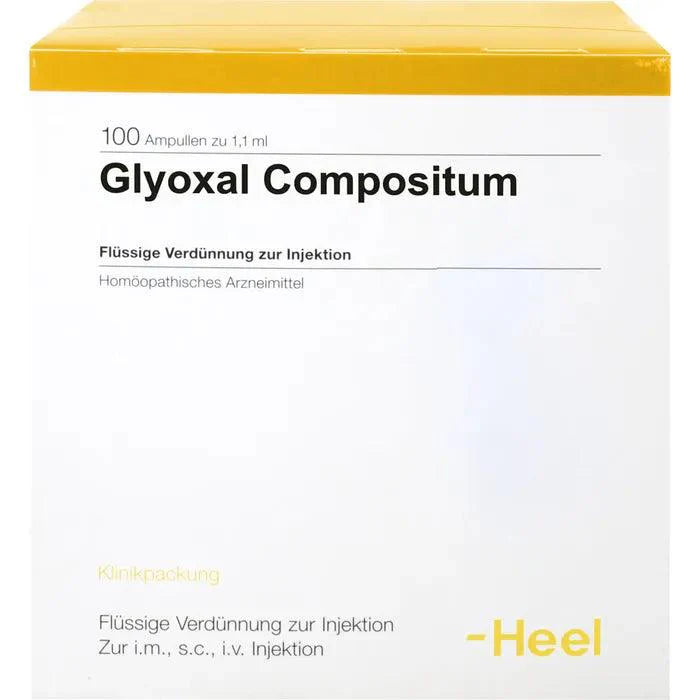 Detox, detox your liver, natural detox, GLYOXAL compositum ampoules UK