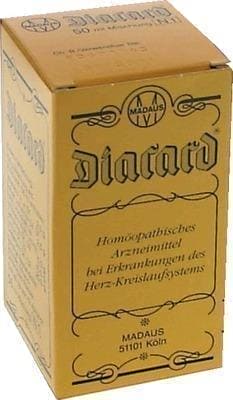 DIACARD Liquidum 50 ml functional heart problems UK