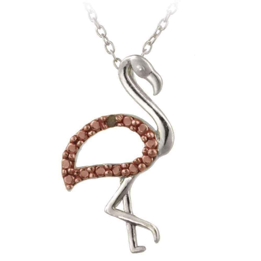 Diamond Flamingo Necklace UK