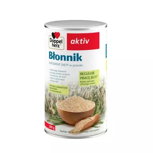 Dietary fibre, plantago ovata, Doppelherz Aktiv Fiber powder UK